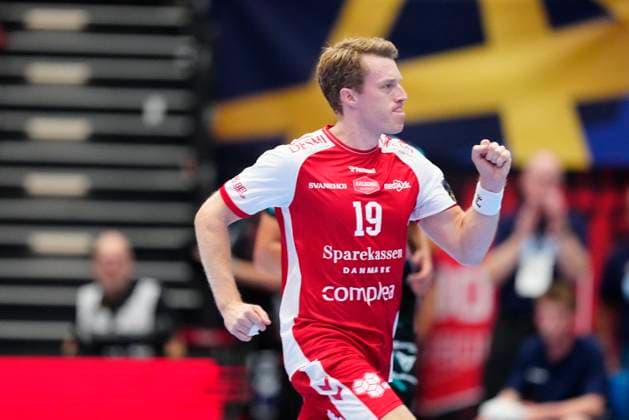 Denmark EHF Champions League Aalborgs Kristian Bjoernsen during EHF Champions League men s handball match between Aalborg Handball and One Veszprém HC at Sparekassen Danmark Arena in Aalborg on Wednesday, September 10, 2025. (Photo: Henning Bagger Scanpix 2025) , Aalborg Denmark Copyright: HenningxBaggerx spdk20250910-185807-L