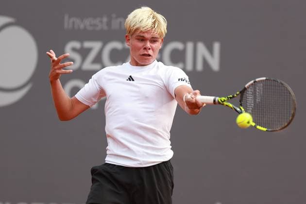 SZCZECIN, 10.09.2025 TURNIEJ TENISA ZIEMNEGO ATP, Tennis Herren CHALLENGER INVEST IN SZCZECIN OPEN 2025 NZ DIEGO DEDURA FOT. KRZYSZTOF CICHOMSKI NEWSPIX.PL --- newspix.pl POLAND OUT! 