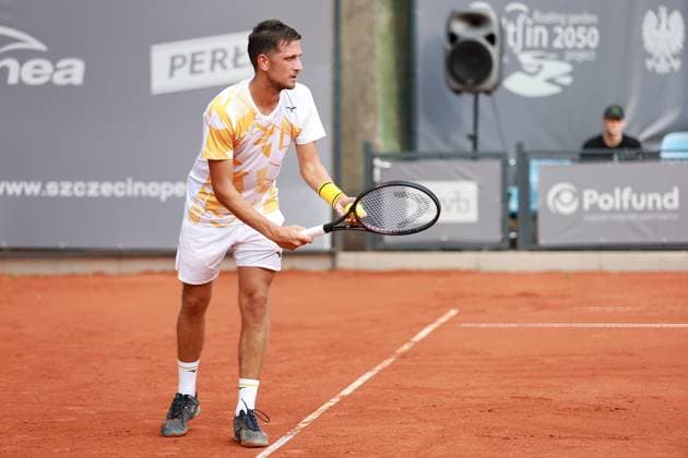 SZCZECIN, 10.09.2025 TURNIEJ TENISA ZIEMNEGO ATP, Tennis Herren CHALLENGER INVEST IN SZCZECIN OPEN 2025 NZ VIT KOPRIVA FOT. KRZYSZTOF CICHOMSKI NEWSPIX.PL --- newspix.pl POLAND OUT! 