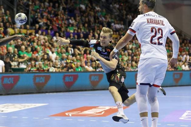 10.09.2025, xtgx, Handball, EHF Champions League, SC Magdeburg - Paris Saint Germain v.l. Magdeubrg