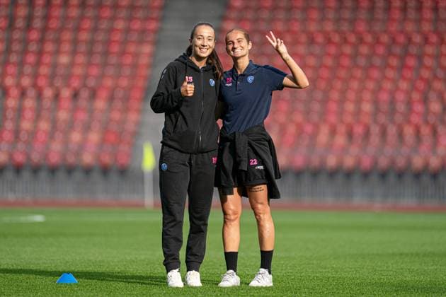 Switzerland: UEFA Women s Europa Cup - GC Frauenfussball vs BIIK-Shymkent - Letzigrund Stadium, Zurich: GC Frauenfussball players arrival Copyright: xPriscilaxBütlerx