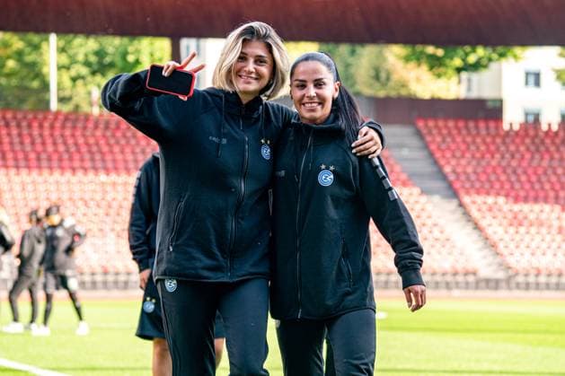 Switzerland: UEFA Women s Europa Cup - GC Frauenfussball vs BIIK-Shymkent - Letzigrund Stadium, Zurich: GC Frauenfussball players arrival Copyright: xPriscilaxBütlerx