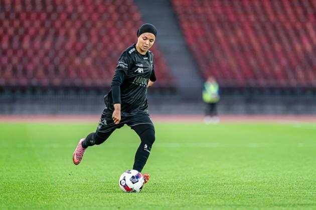 Switzerland: UEFA Women s Europa Cup - GC Frauenfussball vs BIIK-Shymkent - Letzigrund Stadium, Zurich: Imane Touriss (20 Grasshopper Club) in action. Copyright: xPriscilaxBütlerx