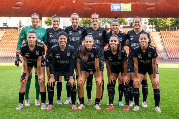 Switzerland: UEFA Women s Europa Cup - GC Frauenfussball vs BIIK-Shymkent - Letzigrund Stadium, Zurich: GC Frauenfussball team photo Copyright: xPriscilaxBütlerx