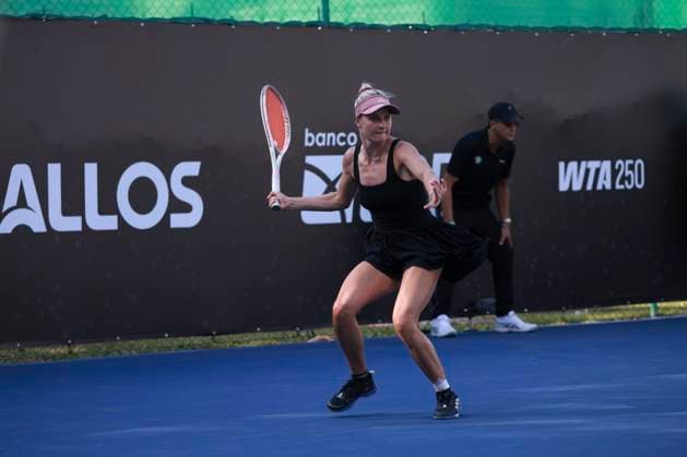 Match between janice tjen vs martina okalova (svk), at the sp open in sao paulo at the sp open in sao paulo. Sao Paulo (SP), September 10, 2025 Sports WTA250 SP Open Match between Janice Tjen and Martina Okalova (SVK), at the SP Open in Sao Paulo, at the SP Open in Sao Paulo, which takes place at Villa-Lobos Park, this Wednesday, September 10, 2025, in the west zone of Sao Paulo. Janice Tjen, a tennis player from Indonesia, wins and qualifies for the next phase. (Foto: Leco Viana Thenews2 imago images) SPO Copyright: xLecoxVianax