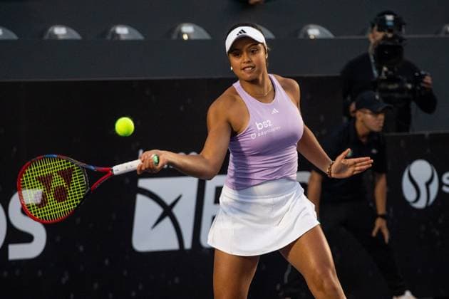 WTA, Tennis Damen 250 SP OPEN SaO PAULO, SP - 10.09.2025: WTA 250 SP OPEN - Marking the return of the professional women& 39;s tennis circuit to the capital of Sao Paulo after 25 years, the SP Open, WTA 250 of Sao Paulo, takes place from September 6 to 14 at Parque Villa Lobos. In the photo, Brazilian Nauhany Vitoria Leme da Silva, Nana, in a match against Argentine Solana Sierra at the end of the afternoon this Wednesday (10). (Photo: Rodilei Morais Fotoarena) x2804322x  RodileixMorais