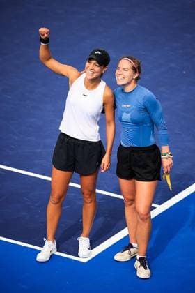RECORD DATE NOT STATED WTA, Tennis Damen GUADALAJARA 250 OPEN WTA GUADALAJARA 250 OPEN ANEY GLEASON VS SANTAMARIA TANG 10092025 GUADALAJARA, JALISCO. Action photo of Jessie Aney and Quinn Gleason, during day 3 the WTA Guadalajara 250 Open, held at the Centro Panamericano de Tenis of Guadalajara, Jalisco, Mexico. Foto de accion de Jessie Aney y Quinn Gleason, durante el dia 3 del WTA Guadalajara 250 Open, celebrado en el Centro Panamericano de Tenis de Guadalajara, Jalisco, Mexico PHOTO BY IMAGENSHOP AGENCIA FOTOGRAFICA GUADALAJARA JALISCO MEXICO Copyright: xIMAGENSHOPxAGENCIAxFOTOGRAFICAx