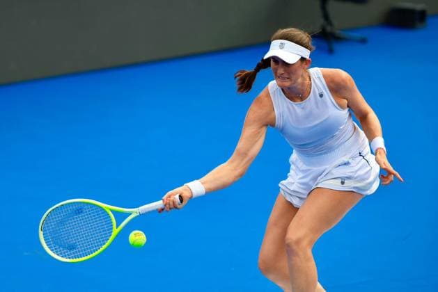 RECORD DATE NOT STATED WTA, Tennis Damen GUADALAJARA 250 OPEN WTA GUADALAJARA 250 OPEN MARINO VS MARIA 10092025 GUADALAJARA, JALISCO. Action photo of Rebecca Marino of Canada, during day 3 the WTA Guadalajara 250 Open, held at the Centro Panamericano de Tenis of Guadalajara, Jalisco, Mexico. Foto de accion de Rebecca Marino de Canada, durante el dia 3 del WTA Guadalajara 250 Open, celebrado en el Centro Panamericano de Tenis de Guadalajara, Jalisco, Mexico PHOTO BY IMAGENSHOP AGENCIA FOTOGRAFICA GUADALAJARA JALISCO MEXICO Copyright: xIMAGENSHOPxAGENCIAxFOTOGRAFICAx