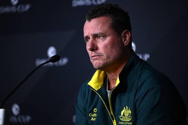 DAVIS CUP PHOTO OPS, Australia team captain Lleyton Hewitt speaks during a press conference, PK, Pressekonferenz ahead of the Davis Cup in Sydney, Thursday, September 11, 2025. ( NO ARCHIVING, EDITORIAL USE ONLY SYDNEY NEW SOUTH WALES AUSTRALIA  Copyright: xDANxHIMBRECHTSx 20250911145556524201