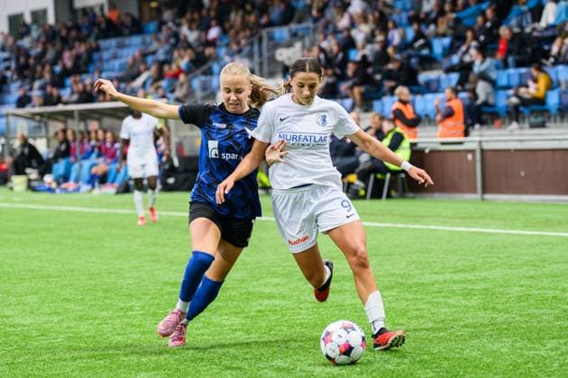 HB Koge v Farul Constanta, UEFA Women™s Europa Cup, Koge, Denmark Koge, Denmark. 10th, September 2025. Denysa Andreea Pinzariu (9) of Farul Constanta seen during the UEFA Women™s Europa Cup qualification match between HB Koge and Farul Constanta at Koge Stadion in Koge. Denmark, Koge  Copyright: xGonzalesxPhoto DennisxJacobsenx
