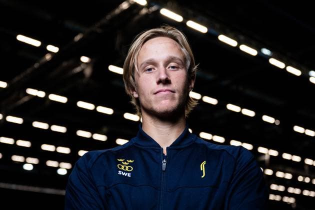 250911 Leo Borg of Sweden poses for a portrait during the Davis Cup draw ceremony ahead of the match between Sweden and Tunisia on September 11, 2025 in Partille. Photo: Mathias Bergeld BILDBYRAN kod MB MB1200 tennis davis cup lottningen lotting draw ceremony sverige sweden bbeng tunisien tunisia porträtt portrait Copyright: MATHIASxBERGELD BB250911MB001