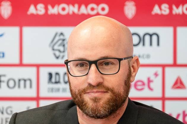 ASMONACO-FOOTBALL-PRESS-C ONFERENCE Thiago Scuro seen during the press conference, PK, Pressekonferenz before the Auxerre-Nice match at the AS Monaco Football Club training center in La Turbie, France, on September 11, 2025. Photo by Laurent Coust ABACAPRESS.COM LA TURBIE France  Copyright: xCoustxLaurent ABACAx