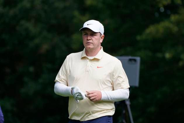 BMW PGA, Golf Herren 2025 Robert Bob Macintyre In action on the 1st day at The BMW PGA, Wentworth (West) GC, Virginia Water, Surrey, England. UK 11th September 2025 Copyright: xMarkxNewcombex