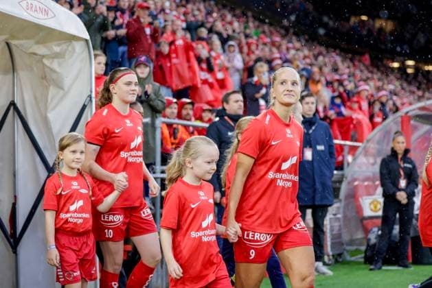 Champions League qualification 2025 SK Brann Women and Manchester United Bergen 20250911 Branns Amalie Eikeland before the Champions League qualifying match between SK Brann Kvinner and Manchester United at Brann Stadium Photo Paul S Amundsen NTB Bergen Norway EDITORIAL USE ONLY RESTRICTED USE FOR BETTING COMPANIES  Copyright: xPaulxS.xAmundsenx xNTBx