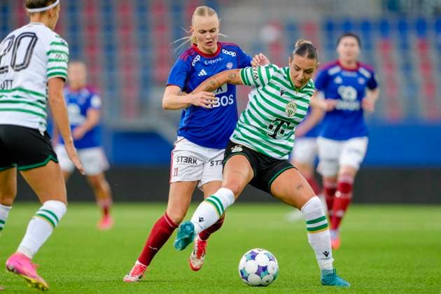 Champions League Women s Qualification Valerenga Ferencvaros Oslo 20250911 Valerenga s Karina Saevik during the Champions League qualifying match between Valerenga Ferencvaros at Intility Arena Photo Cornelius Poppe NTB Oslo Norway EDITORIAL USE ONLY RESTRICTED USE FOR BETTING COMPANIES  Copyright: xCorneliusxPoppex xNTBx