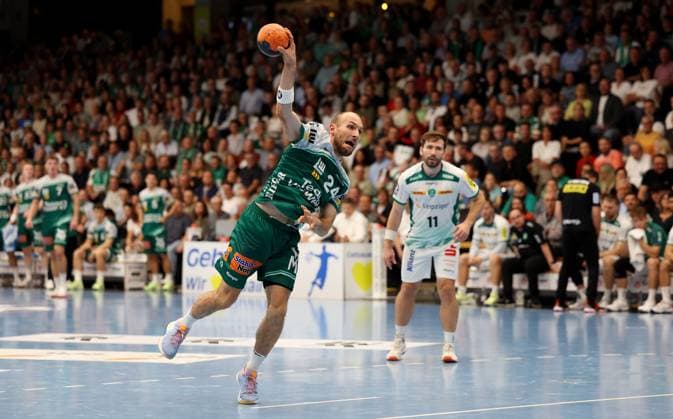 BAU 11.09.2025 Göppingen Handball Frisch Auf Göppingen vs. SC DHfK Leipzig, Marcel Schiller (Göppingen)