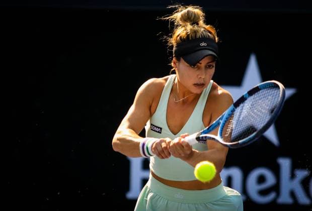 WTA, Tennis Damen 250 SP OPEN SaO PAULO, SP - 11.09.2025: WTA 250 SP OPEN - The first edition of the SP Open, a WTA 250 series tournament played on hard courts, will take place at Villa-Lobos Park, in the west zone of Sao Paulo. The event marks Sao Paulo& 39;s return to the official WTA calendar after 25 years and is the largest women& 39;s tournament in Brazil since 2016. In addition to the sporting competitions with 32 players in the singles and 16 doubles. In the photo, tennis player Renata Zarazua (MEX) during a SP Open match against tennis player Berfu Cengiz (TUR) this Thursday (11). (Photo: Aloisio Mauricio Fotoarena) x2804802x  AloisioxMauricio