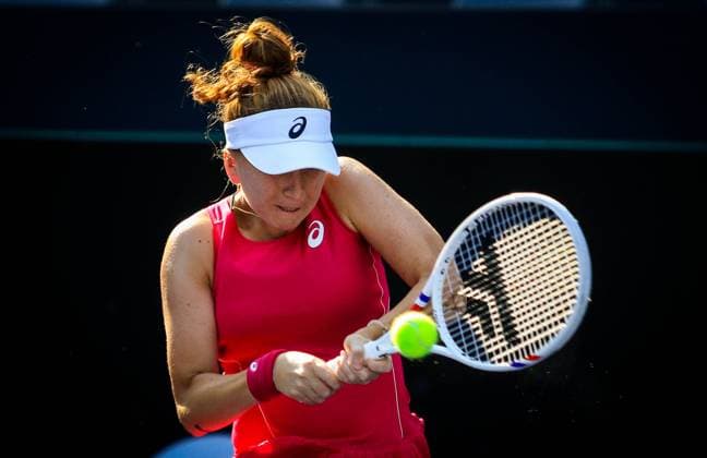 WTA, Tennis Damen 250 SP OPEN SaO PAULO, SP - 11.09.2025: WTA 250 SP OPEN - The first edition of the SP Open, a WTA 250 series tournament played on hard courts, will take place at Villa-Lobos Park, in the west zone of Sao Paulo. The event marks Sao Paulo& 39;s return to the official WTA calendar after 25 years and is the largest women& 39;s tournament in Brazil since 2016. In addition to the sporting competitions with 32 players in the singles and 16 doubles. In the photo, tennis player Berfu Cengiz (TUR) during a SP Open match against tennis player Renata Zarazua (MEX) this Thursday (11). (Photo: Aloisio Mauricio Fotoarena) x2804810x  AloisioxMauricio