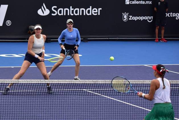 WTA, Tennis Damen GUADALAJARA 250 OPEN WTA GUADALAJARA 250 OPEN CONTRERAS MARINO VS OLMOS SUTJIADI 11092025 GUADALAJARA, JALISCO. Action photo of Fernanda Contreras and Rebecca Marino, during day 4 the WTA Guadalajara 250 Open, held at the Centro Panamericano de Tenis of Guadalajara, Jalisco, Mexico. Foto de accion de Fernanda Contreras and Rebecca Marino, durante el dia 4 del WTA Guadalajara 250 Open, celebrado en el Centro Panamericano de Tenis de Guadalajara, Jalisco, Mexico PHOTO BY IMAGENSHOP AGENCIA FOTOGRAFICA GUADALAJARA JALISCO MEXICO Copyright: xIMAGENSHOPxAGENCIAxFOTOGRAFICAx