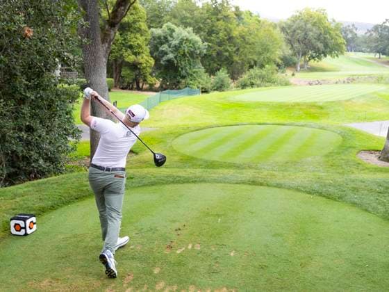 September 11, 2025, Napa, California, United States: NAPA, CA - SEPTEMBER 11: Anders Albertson of the United States tees off on hole 14 during the Procore Championship 2025 - Round One at Silverado Resort on September 11, 2025 in Napa, California. Procore Championship 2025 - Round One  - ZUMAt139 20250911_aaa_t139_005 Copyright: xAlxChang IsixPhotosx