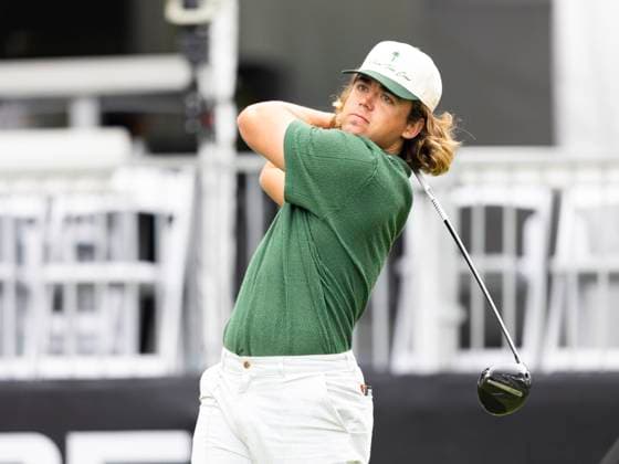September 11, 2025, Napa, California, United States: NAPA, CA - SEPTEMBER 11: Garrick Higgo of South Africa tees off on hole 18 during the Procore Championship 2025 - Round One at Silverado Resort on September 11, 2025 in Napa, California. Napa United States - ZUMAt139 20250911_aaa_t139_010 Copyright: xAlxChang IsixPhotosx