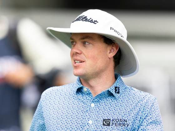 September 11, 2025, Napa, California, United States: NAPA, CA - SEPTEMBER 11: Joe Highsmith of the United States walks off the tee box on hole 18 during the Procore Championship 2025 - Round One at Silverado Resort on September 11, 2025 in Napa, California. Procore Championship 2025 - Round One  - ZUMAt139 20250911_aaa_t139_022 Copyright: xAlxChang IsixPhotosx