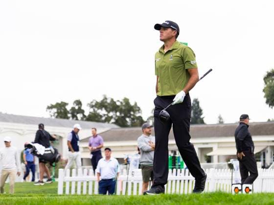September 11, 2025, Napa, California, United States: NAPA, CA - SEPTEMBER 11: Joseph Bramlett of the United States walks off the tee box on hole 1 during the Procore Championship 2025 - Round One at Silverado Resort on September 11, 2025 in Napa, California. Procore Championship 2025 - Round One  - ZUMAt139 20250911_aaa_t139_025 Copyright: xAlxChang IsixPhotosx