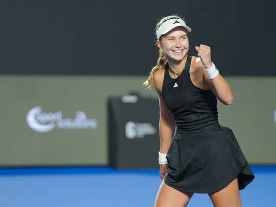 RECORD DATE NOT STATED WTA, Tennis Damen GUADALAJARA 250 OPEN WTA GUADALAJARA 250 OPEN OSORIO VS JOVIC 11092025 GUADALAJARA, JALISCO. Action photo of Iva Jovic of the USA, during day 4 the WTA Guadalajara 250 Open, held at the Centro Panamericano de Tenis of Guadalajara, Jalisco, Mexico. Foto de accion de Iva Jovic de Estados Unidos, durante el dia 4 del WTA Guadalajara 250 Open, celebrado en el Centro Panamericano de Tenis de Guadalajara, Jalisco, Mexico PHOTO BY IMAGENSHOP AGENCIA FOTOGRAFICA GUADALAJARA JALISCO MEXICO Copyright: xIMAGENSHOPxAGENCIAxFOTOGRAFICAx