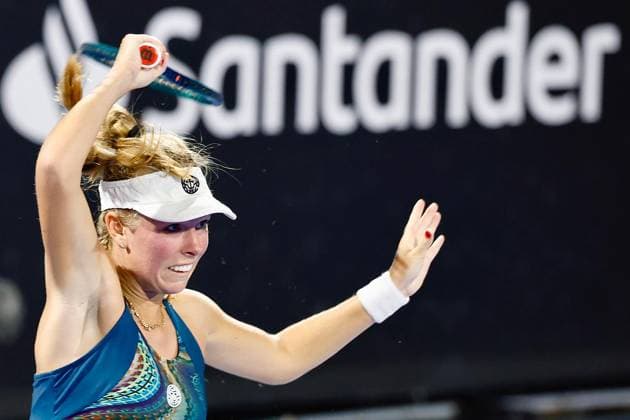 RECORD DATE NOT STATED WTA, Tennis Damen GUADALAJARA 250 OPEN WTA GUADALAJARA 250 OPEN STEFANINI VS FRECH 11092025 GUADALAJARA, JALISCO. Action photo of Magdalena Frech of Poland, during day 4 the WTA Guadalajara 250 Open, held at the Centro Panamericano de Tenis of Guadalajara, Jalisco, Mexico. Foto de accion de Magdalena Frech de Polonia, durante el dia 4 del WTA Guadalajara 250 Open, celebrado en el Centro Panamericano de Tenis de Guadalajara, Jalisco, Mexico PHOTO BY IMAGENSHOP AGENCIA FOTOGRAFICA GUADALAJARA JALISCO MEXICO Copyright: xIMAGENSHOPxAGENCIAxFOTOGRAFICAx