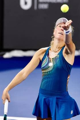 RECORD DATE NOT STATED WTA, Tennis Damen GUADALAJARA 250 OPEN WTA GUADALAJARA 250 OPEN STEFANINI VS FRECH 11092025 GUADALAJARA, JALISCO. Action photo of Magdalena Frech of Poland, during day 4 the WTA Guadalajara 250 Open, held at the Centro Panamericano de Tenis of Guadalajara, Jalisco, Mexico. Foto de accion de Magdalena Frech de Polonia, durante el dia 4 del WTA Guadalajara 250 Open, celebrado en el Centro Panamericano de Tenis de Guadalajara, Jalisco, Mexico PHOTO BY IMAGENSHOP AGENCIA FOTOGRAFICA GUADALAJARA JALISCO MEXICO Copyright: xIMAGENSHOPxAGENCIAxFOTOGRAFICAx