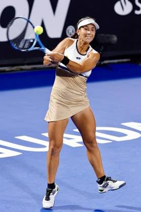 RECORD DATE NOT STATED WTA, Tennis Damen GUADALAJARA 250 OPEN WTA GUADALAJARA 250 OPEN STEFANINI VS FRECH 11092025 GUADALAJARA, JALISCO. Action photo of Lucrezia Stefanini of Italy, during day 4 the WTA Guadalajara 250 Open, held at the Centro Panamericano de Tenis of Guadalajara, Jalisco, Mexico. Foto de accion de Lucrezia Stefanini de Italia, durante el dia 4 del WTA Guadalajara 250 Open, celebrado en el Centro Panamericano de Tenis de Guadalajara, Jalisco, Mexico PHOTO BY IMAGENSHOP AGENCIA FOTOGRAFICA GUADALAJARA JALISCO MEXICO Copyright: xIMAGENSHOPxAGENCIAxFOTOGRAFICAx