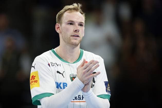 HANDBALL : EHF CHAMPIONS LEAGUE - NANTES v FUCHSE BERLIN - 11 09 2025 Mathias GIDSEL of Füchse Berlin during the EHF Champions League, Group Phase, handball match between HBC Nantes and Füchse Berlin on 11 September 2025 at H Arena in Nantes, France - Photo Julien Kammerer PsnewZ NantesFrance  Copyright: xJulienxKammererx