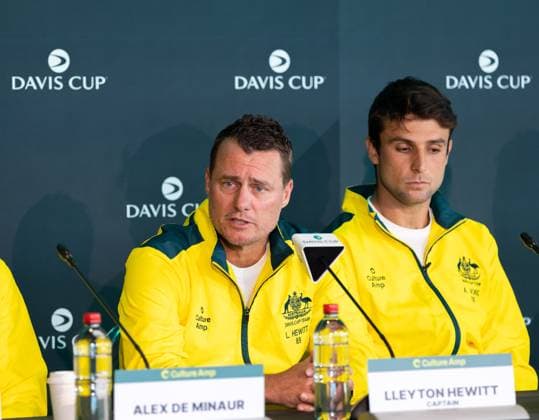 September 12, 2025, Sydney, Nsw, Australia: SYDNEY, AUSTRALIA Ã¢â‚¬ SEPTEMBER 11, 2025: PLAYER NAME of Australia during the captain press conference, PK, Pressekonferenz at the Davis Cup 2025 tie between Australia and Belgium at Ken Rosewall Arena, Sydney Olympic Park. Sydney Australia - ZUMAt173 20250912_zsp_t173_012 Copyright: xStephanexThomasx