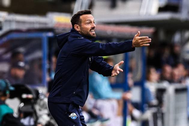 Trainer Ralf Kettemann (SC Paderborn) - 2. Fußball Bundesliga Saison 2025-2026 SC Paderborn vs. VfL Bochum in der Home Deluxe Arena in Paderborn - Fußball,Mann,Männer,Deutschland,12.09.2025