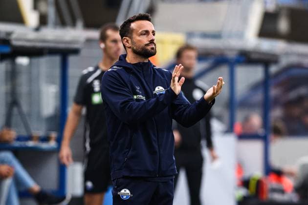 Trainer Ralf Kettemann (SC Paderborn) - 2. Fußball Bundesliga Saison 2025-2026 SC Paderborn vs. VfL Bochum in der Home Deluxe Arena in Paderborn - Fußball,Mann,Männer,Deutschland,12.09.2025