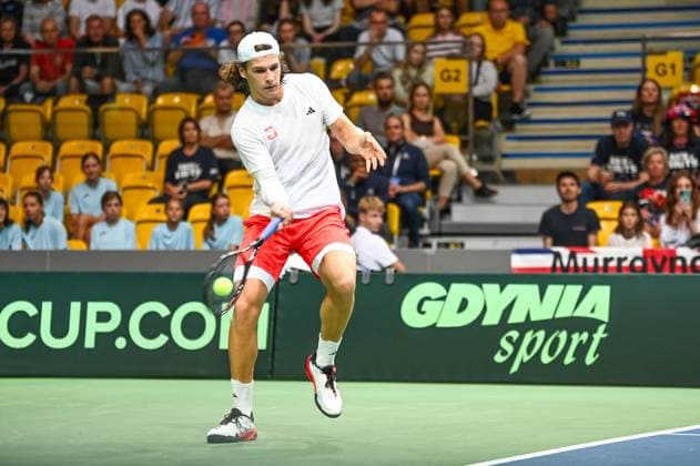 GDYNIA, 12.09.2025 Tenis ziemny Davis Cup Mecz Polska - Wielka Brytania Tennis Davis Cup Match Poland - Great Britain NZ Tomasz Berkieta Fot. ANNA LANGOWSKA 058sport.pl NEWSPIX.PL --- newspix.pl 