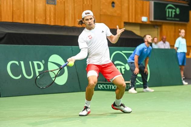 GDYNIA, 12.09.2025 Tenis ziemny Davis Cup Mecz Polska - Wielka Brytania Tennis Davis Cup Match Poland - Great Britain NZ Tomasz Berkieta Fot. ANNA LANGOWSKA 058sport.pl NEWSPIX.PL --- newspix.pl 