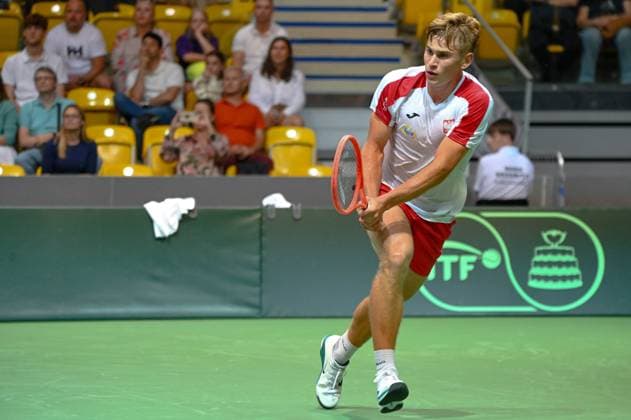 GDYNIA, 12.09.2025 Tenis ziemny Davis Cup Mecz Polska - Wielka Brytania Tennis Davis Cup Match Poland - Great Britain NZ olaf pieczkowski Fot. ANNA LANGOWSKA 058sport.pl NEWSPIX.PL --- newspix.pl 