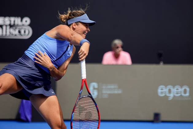 WTA, Tennis Damen GUADALAJARA 250 OPEN WTA GUADALAJARA 250 OPEN JACQUEMOT VS MARIA 12092025 GUADALAJARA, JALISCO. Action photo of Tatjana Maria of Germany, during day 5 the WTA Guadalajara 250 Open, held at the Centro Panamericano de Tenis of Guadalajara, Jalisco, Mexico. Foto de accion de Tatjana Maria de Alemania, durante el dia 5 del WTA Guadalajara 250 Open, celebrado en el Centro Panamericano de Tenis de Guadalajara, Jalisco, Mexico PHOTO BY IMAGENSHOP AGENCIA FOTOGRAFICA GUADALAJARA JALISCO MEXICO Copyright: xIMAGENSHOPxAGENCIAxFOTOGRAFICAx