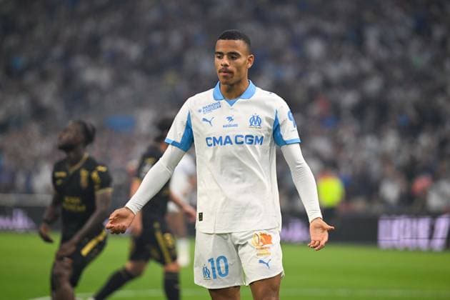 FOOTBALL : Olympique de Marseille VS FC Lorient - Ligue 1 McDonald s - 12 09 2025 Mason Greenwood (OM) - Ligue 1 Mcdonald s match between Olympique de Marseille and Football Club de Lorient on September 12, 2025 at the Orange VÃ lodrome Stadium in Marseille. MarseilleFrance  Copyright: xWilliamxCannarellax