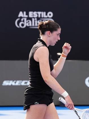 WTA, Tennis Damen GUADALAJARA 250 OPEN WTA GUADALAJARA 250 OPEN JACQUEMOT VS MARIA 12092025 GUADALAJARA, JALISCO. Action photo of Elsa Jacquemot of France, during day 5 the WTA Guadalajara 250 Open, held at the Centro Panamericano de Tenis of Guadalajara, Jalisco, Mexico. Foto de accion de Elsa Jacquemot de Francia, durante el dia 5 del WTA Guadalajara 250 Open, celebrado en el Centro Panamericano de Tenis de Guadalajara, Jalisco, Mexico PHOTO BY IMAGENSHOP AGENCIA FOTOGRAFICA GUADALAJARA JALISCO MEXICO Copyright: xIMAGENSHOPxAGENCIAxFOTOGRAFICAx