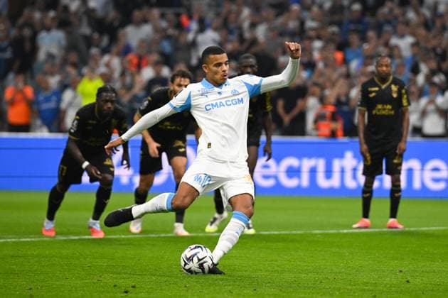 FOOTBALL : Olympique de Marseille VS FC Lorient - Ligue 1 McDonald s - 12 09 2025 Mason Greenwood (OM) - Ligue 1 Mcdonald s match between Olympique de Marseille and Football Club de Lorient on September 12, 2025 at the Orange VÃ lodrome Stadium in Marseille. MarseilleFrance  Copyright: xWilliamxCannarellax