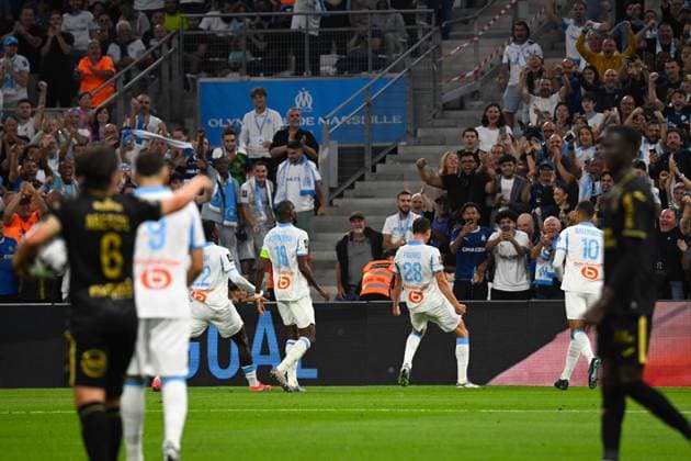 FOOTBALL : Olympique de Marseille VS FC Lorient - Ligue 1 McDonald s - 12 09 2025 Joy OM - But Benjamin Pavard - Liigue 1 Mcdonald s match between Olympique de Marseille and Football Club de Lorient on September 12, 2025 at the Orange VÃ lodrome Stadium in Marseille. MarseilleFrance  Copyright: xWilliamxCannarellax
