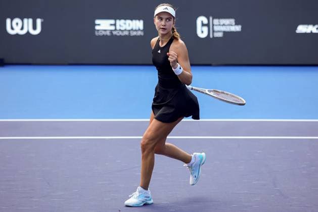 WTA, Tennis Damen GUADALAJARA 250 OPEN WTA GUADALAJARA 250 OPEN JOVIC VS KASINTSEVA 12092025 GUADALAJARA, JALISCO. Action photo of Iva Jovic of the USA, during day 5 the WTA Guadalajara 250 Open, held at the Centro Panamericano de Tenis of Guadalajara, Jalisco, Mexico. Foto de accion de Iva Jovic de Estados Unidos, durante el dia 5 del WTA Guadalajara 250 Open, celebrado en el Centro Panamericano de Tenis de Guadalajara, Jalisco, Mexico PHOTO BY IMAGENSHOP AGENCIA FOTOGRAFICA GUADALAJARA JALISCO MEXICO Copyright: xIMAGENSHOPxAGENCIAxFOTOGRAFICAx