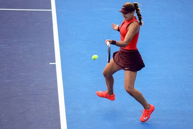 WTA, Tennis Damen GUADALAJARA 250 OPEN WTA GUADALAJARA 250 OPEN JOVIC VS KASINTSEVA 12092025 GUADALAJARA, JALISCO. Action photo of Victoria Jimenez Katsinseva, during day 5 the WTA Guadalajara 250 Open, held at the Centro Panamericano de Tenis of Guadalajara, Jalisco, Mexico. Foto de accion de Victoria Jimenez Katsinseva, durante el dia 5 del WTA Guadalajara 250 Open, celebrado en el Centro Panamericano de Tenis de Guadalajara, Jalisco, Mexico PHOTO BY IMAGENSHOP AGENCIA FOTOGRAFICA GUADALAJARA JALISCO MEXICO Copyright: xIMAGENSHOPxAGENCIAxFOTOGRAFICAx