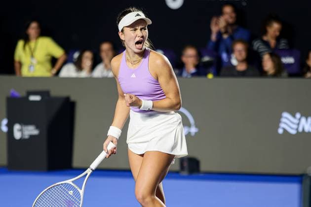 WTA, Tennis Damen GUADALAJARA 250 OPEN WTA GUADALAJARA 250 OPEN JOVIC VS KASINTSEVA 12092025 GUADALAJARA, JALISCO. Action photo of Iva Jovic of the USA, during day 5 the WTA Guadalajara 250 Open, held at the Centro Panamericano de Tenis of Guadalajara, Jalisco, Mexico. Foto de accion de Iva Jovic de Estados Unidos, durante el dia 5 del WTA Guadalajara 250 Open, celebrado en el Centro Panamericano de Tenis de Guadalajara, Jalisco, Mexico PHOTO BY IMAGENSHOP AGENCIA FOTOGRAFICA GUADALAJARA JALISCO MEXICO Copyright: xRICHx