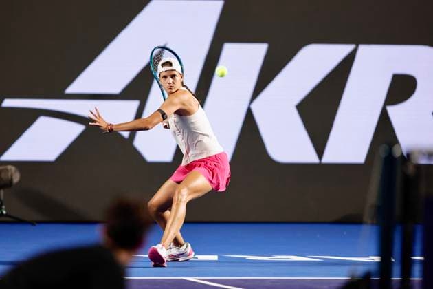 WTA, Tennis Damen GUADALAJARA 250 OPEN WTA GUADALAJARA 250 OPEN STAKUSIC VS ARANGO 12092025 GUADALAJARA, JALISCO. Action photo of Emiliana Arango of Colombia, during day 5 the WTA Guadalajara 250 Open, held at the Centro Panamericano de Tenis of Guadalajara, Jalisco, Mexico. Foto de accion de Emiliana Arango de Colombia, durante el dia 5 del WTA Guadalajara 250 Open, celebrado en el Centro Panamericano de Tenis de Guadalajara, Jalisco, Mexico PHOTO BY IMAGENSHOP AGENCIA FOTOGRAFICA GUADALAJARA JALISCO MEXICO Copyright: xIMAGENSHOPxAGENCIAxFOTOGRAFICAx