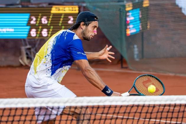 SZCZECIN 12.09.2025 TENIS INVEST IN SZCZECIN OPEN 2025 --- TENNIS INVEST IN SZCZECIN OPEN 2025: THIAGO AGUSTIN TIRANTE - VITALIY SACHKO N Z THIAGO AGUSTIN TIRANTE FOT. MARCIN JASINSKI ARENA AKCJI NEWSPIX.PL --- newspix.pl 