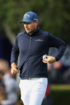 13th September 2025; Wentworth Club, London, England; The BMW PGA, Golf Herren Championship Round 3; Andrea Pavan of Italy arrivess onto the 1st tee  HenningxvonxJagow