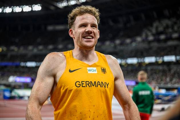 Torben Blech (GERMANY, TSV Bayer 04 Leverkusen, Pole Vault Men) JPN, Leichtathletik, Athletics, World Athletics Championships Tokyo 25, Leichtathletik Weltmeisterschaften, 13.09.2025, JPN, Leichtathletik, Athletics, World Athletics Championships Tokyo 25, Leichtathletik Weltmeisterschaften, 13.09.2025, Tokyo *** Torben Blech GERMANY, TSV Bayer 04 Leverkusen, Pole Vault Men JPN, Leichtathletik, Athletics, World Athletics Championships Tokyo 25, Leichtathletik Weltmeisterschaften, 13 09 2025, JPN, Leichtathletik, Athletics, World Athletics Championships Tokyo 25, Leichtathletik Weltmeisterschaften, 13 09 2025, Tokyo Copyright: xJanxPapenfussx EP_JPS
